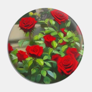 Enchanted Blooms: A Delicate Rose Garden Pin