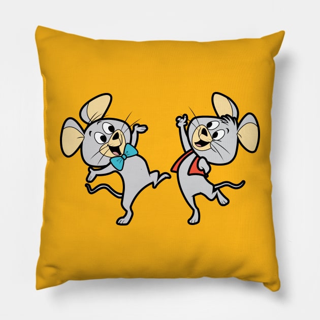 Pixie & Dixie Pillow by LuisP96