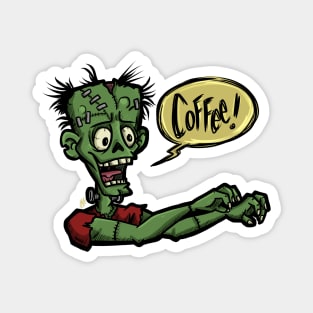 Frankenstein's Monster Coffee Magnet