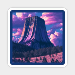 Devil's Tower in Wyoming Magnet