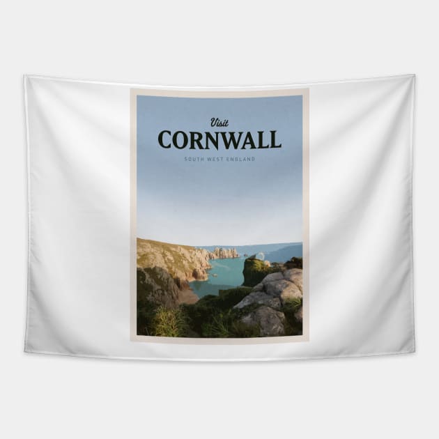 Visit Cornwall Tapestry by Mercury Club
