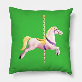 Carousel Merry Go Round Pony Horse Pillow