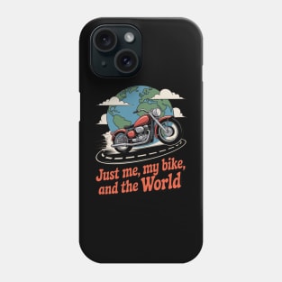 Solo Adventure Rider Motorcycle Touring Phone Case