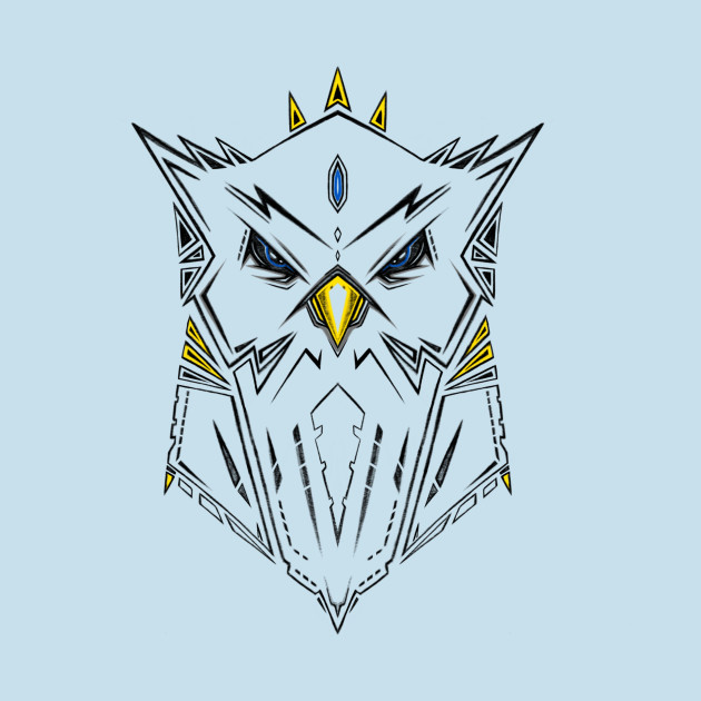 Disover Electric Owl - Owl - T-Shirt