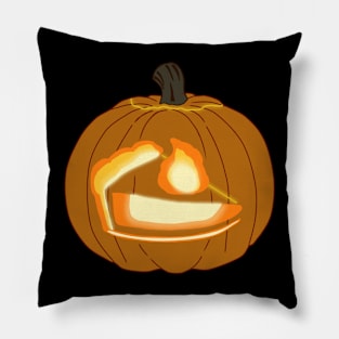 Pumpkin Pie Jack O Lantern Pillow