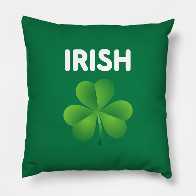 Irish Shamrock Pillow by vladocar