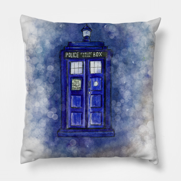 Tardis Doctor Who Pillow Teepublic Au