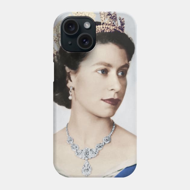 Queen Elizabeth Phone Case by valentinahramov