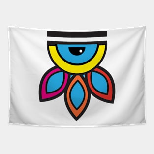 Mexican Aztec Art Evil Eye Good luck Charm Tapestry