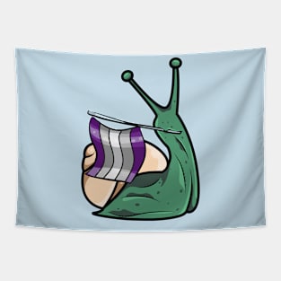 Pride Snail - Graysexual Tapestry