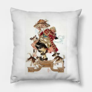 Thanksgiving Turkey, Joseph Christian Leyendecker Pillow