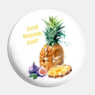 Fresh Delicious Fruit Pin