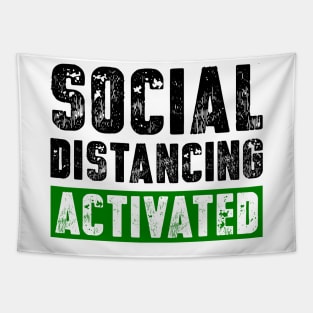 Social Distancing Activated Tapestry