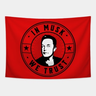 Elon Musk Tapestry