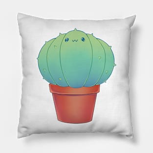 Round cactus in a pot Pillow