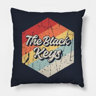 The Black Keys Retro Pillow