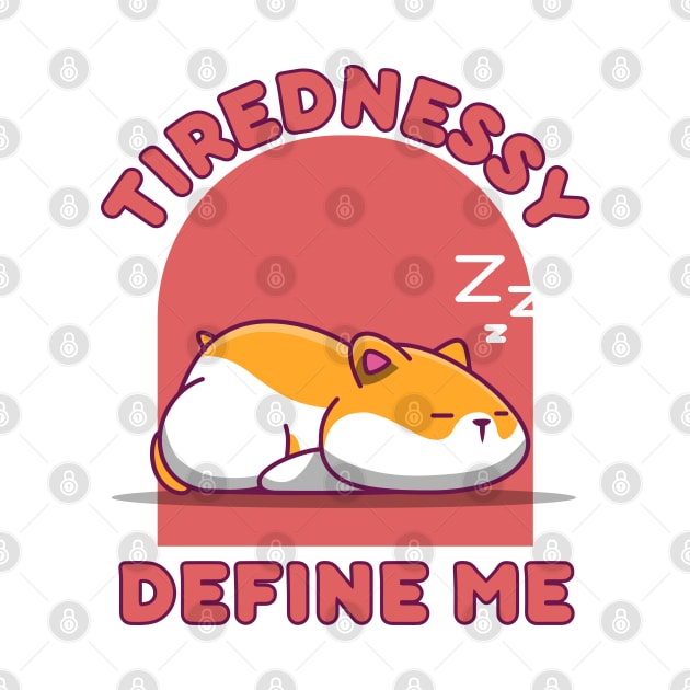 kawaii sleepy hamster by HB Shirts