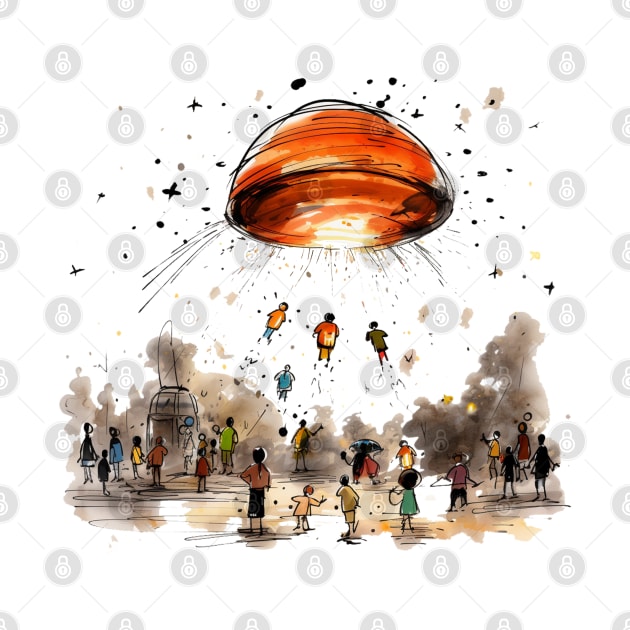 UFO Watercolour by apsi