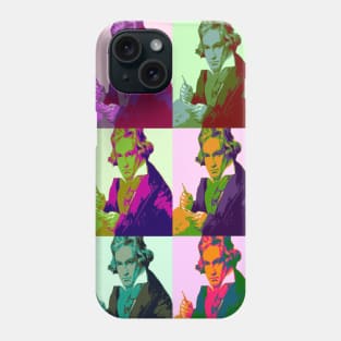 Ludwig Van Beethoven Pop Art Phone Case