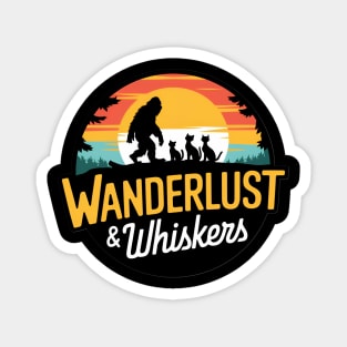 Wanderlust & Whiskers Magnet