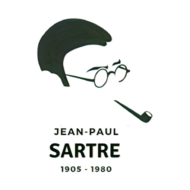 Jean-Paul Sartre by Artemis Art House