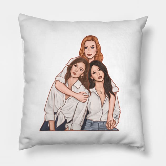 Ladies of Nancy Drew Pillow by CharlottePenn