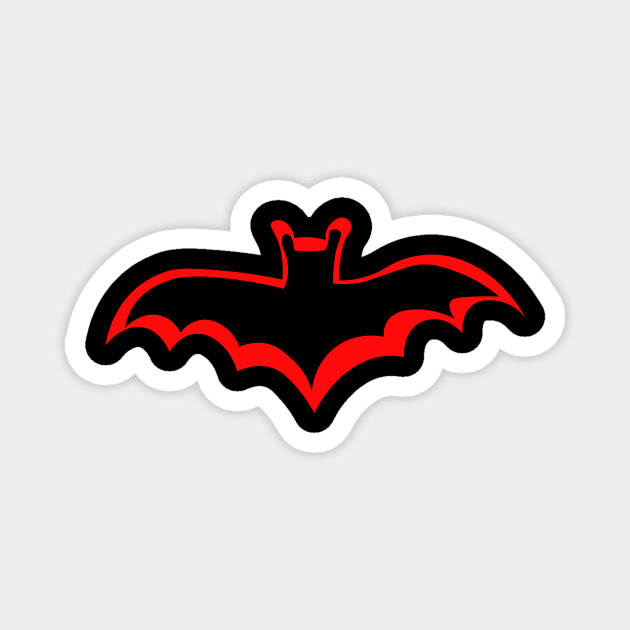 Halloween bat Magnet by saber fahid 