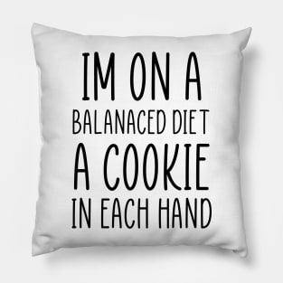 Funny Diet Sarcastic Weightloss Fasting Gym Workout Fitness Pillow