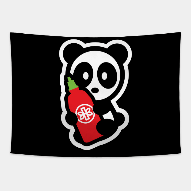 Hot Sauce Panda Tapestry by Bambu