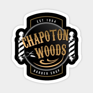 Chapoton Woods Barber Shop Magnet