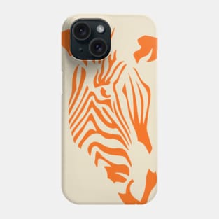 zebra wild animal Phone Case