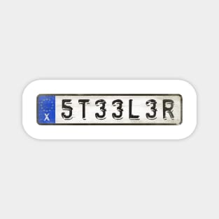Steeler - License Plate Magnet