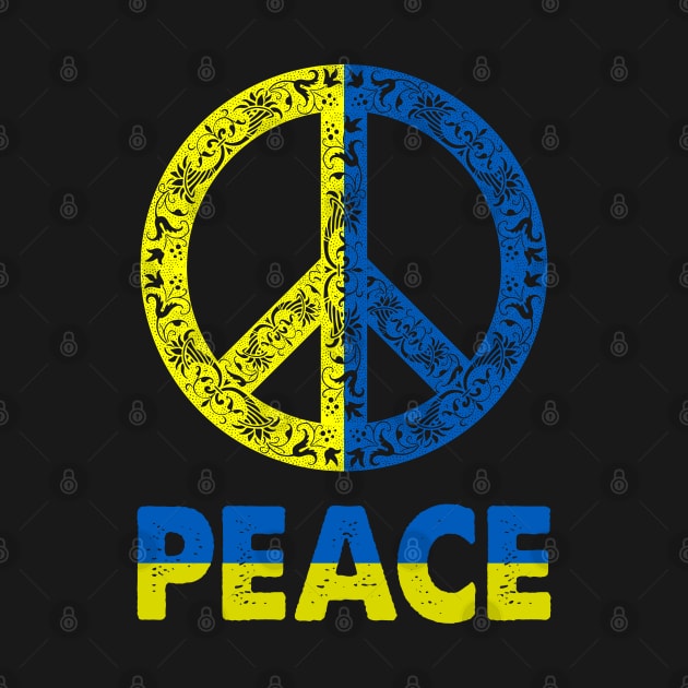 Ukrainian Peace Symbol by RongWay