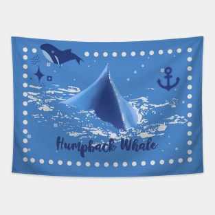 Humpback whale Tapestry