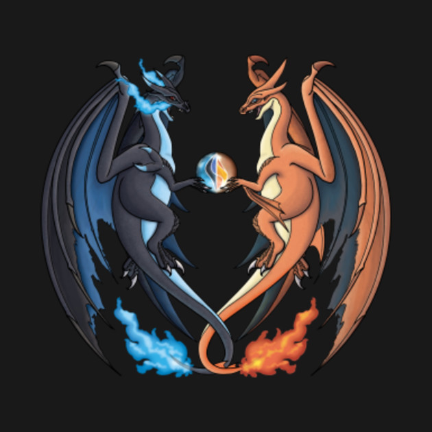 mega charizard x and y mega charizard y t shirt teepublic