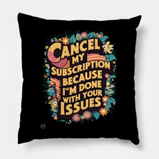 Sarcasm in Bloom Pillow