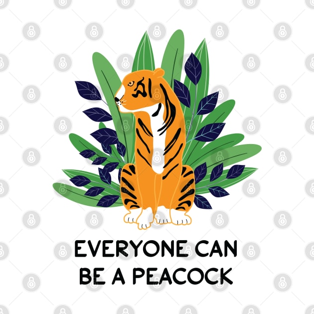 Everyone can be a peacock by grafart