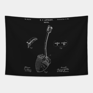 Original Shovel 1885 Patent Vintage Retro Graphic Tee Tapestry