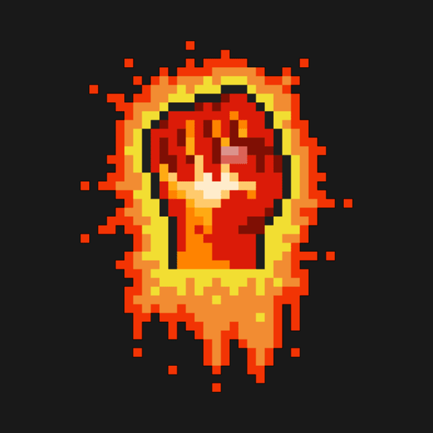 Exploding Fist by wecanrewind