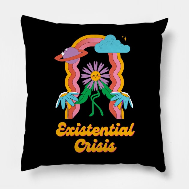 Existential Crisis Pillow by Akima Designs