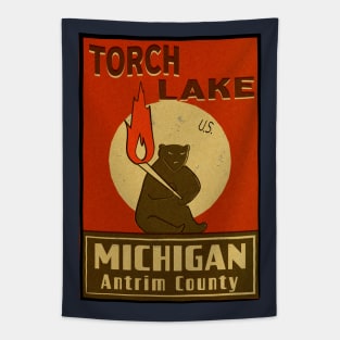 Torch Lake northern michigan Tapestry