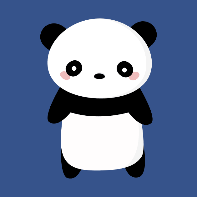 Kawaii Panda Bear T-Shirt by happinessinatee