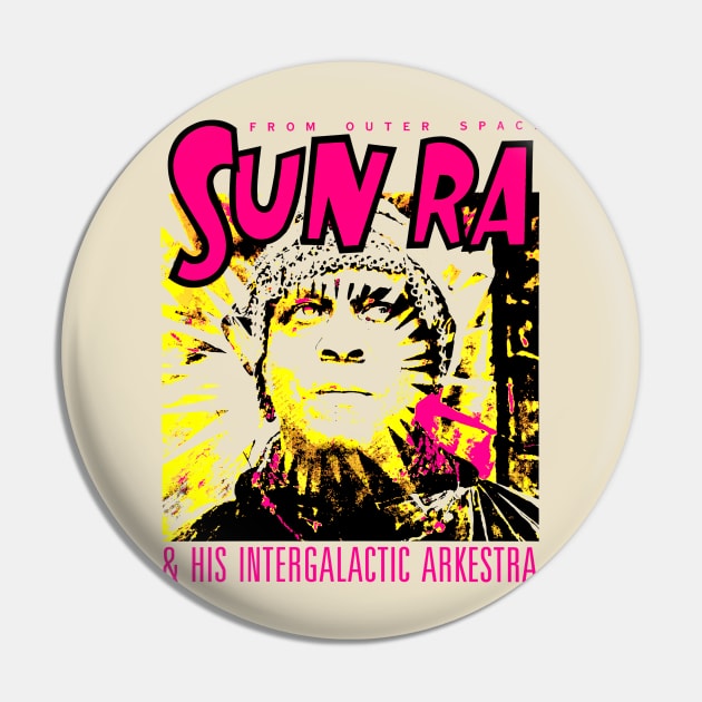 Sun Ra Pin by HAPPY TRIP PRESS