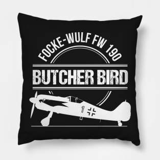 Focke Wulf FW-190 Butcherbird Warbird German Luftwaffe Pillow