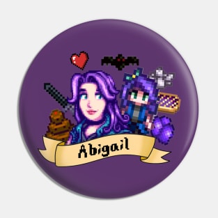 Abigail Stardew Valley Pin