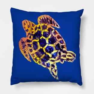 Sea Turtles Batik African Art Pillow