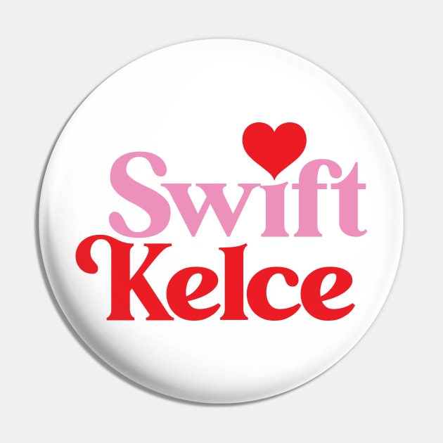 Swift Heart Kelce PINK Pin by BRAVOMAXXX