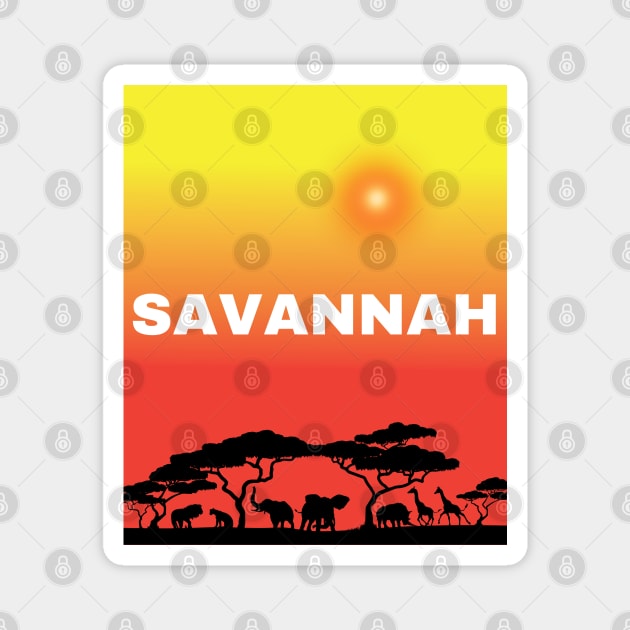 Savannah Magnet by JunniePL