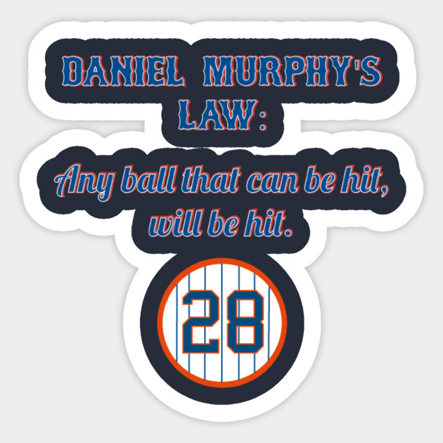 Daniel Murphy's Law - Citifield - Sticker