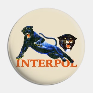 Interpol --  Original Retro Art Design Pin